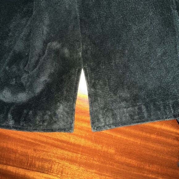 (R)elativity Jacket Suede Women Sz XL Black Leather Button Blazer Lightweight - Picture 9 of 9